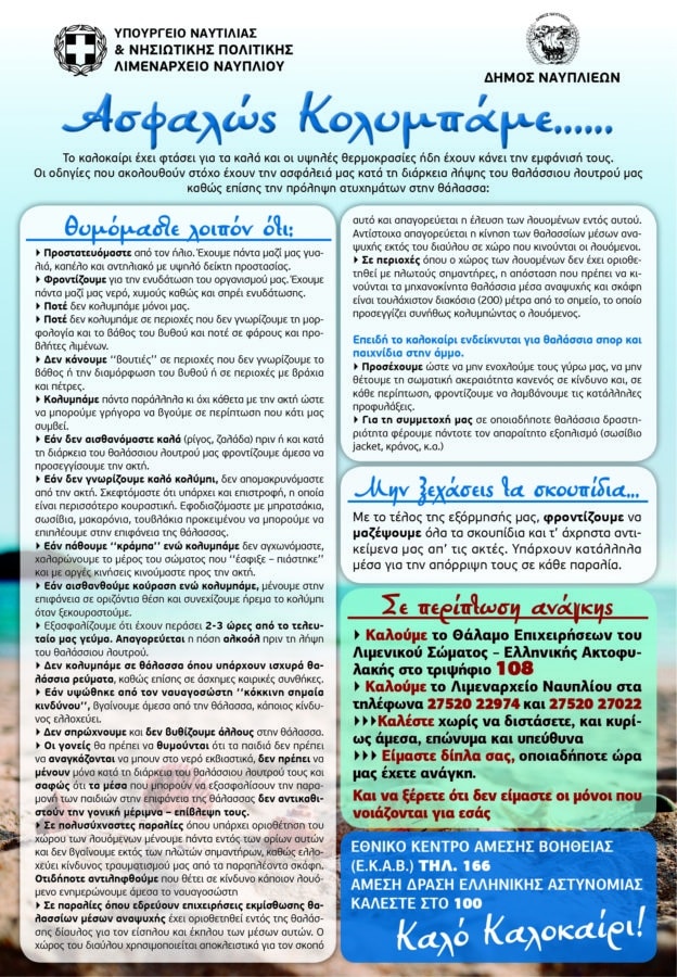 Ασφαλώς Κολυμπάμε…