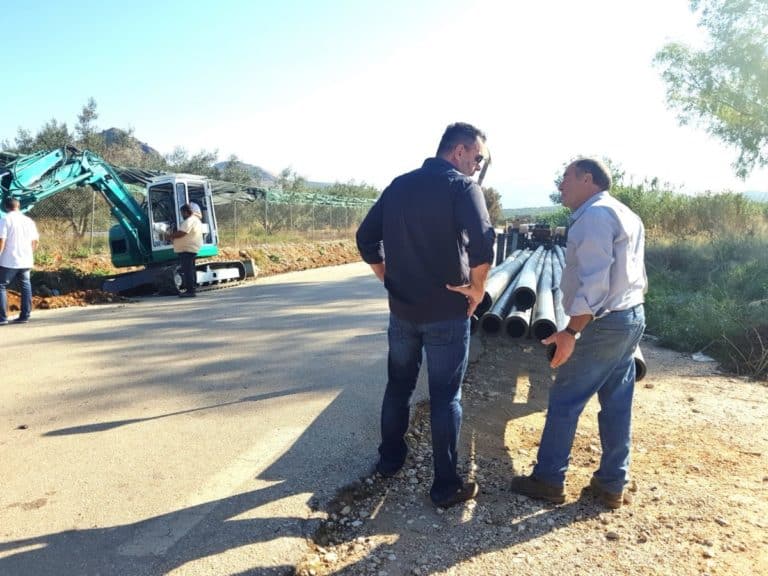 Ξεκίνησε το έργο υδροδότησης του Αραχναίου