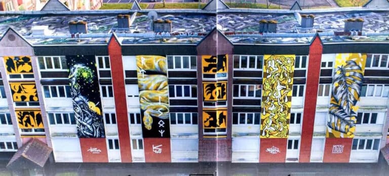H street-art (ανα) Γένεση της Ν. Κίου