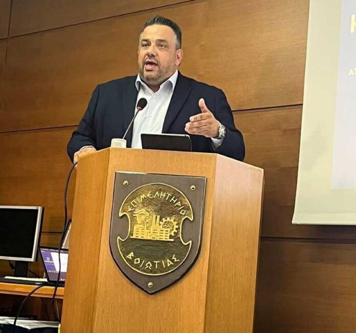Α’ Αντιπρόεδρος του Επιμελητηρίου Αρκαδίας, Βασίλης Αθανασιάδης.