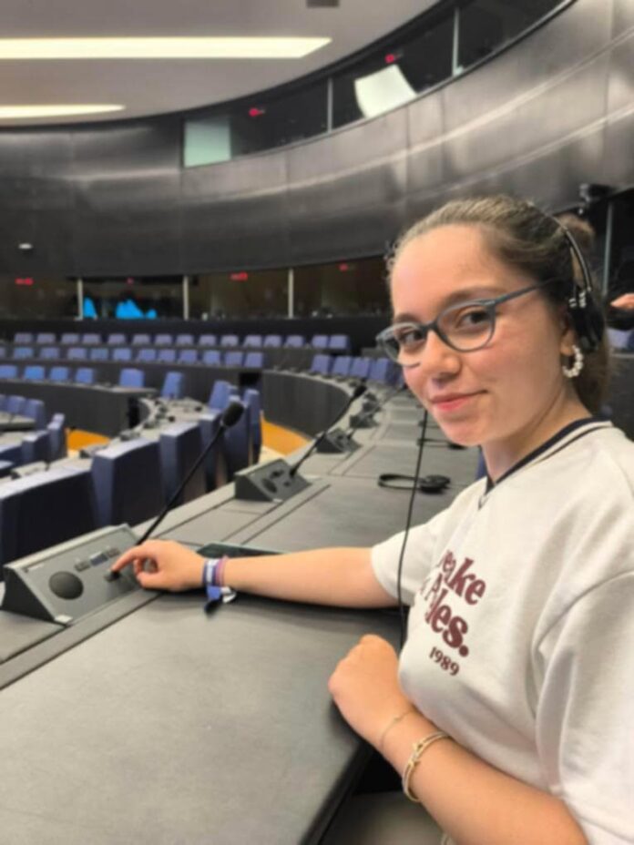 European Youth Event: Η Ιωάννα Μπαζιώτη από το ΓΕΛ Τεγέας στο Στρασβούργο