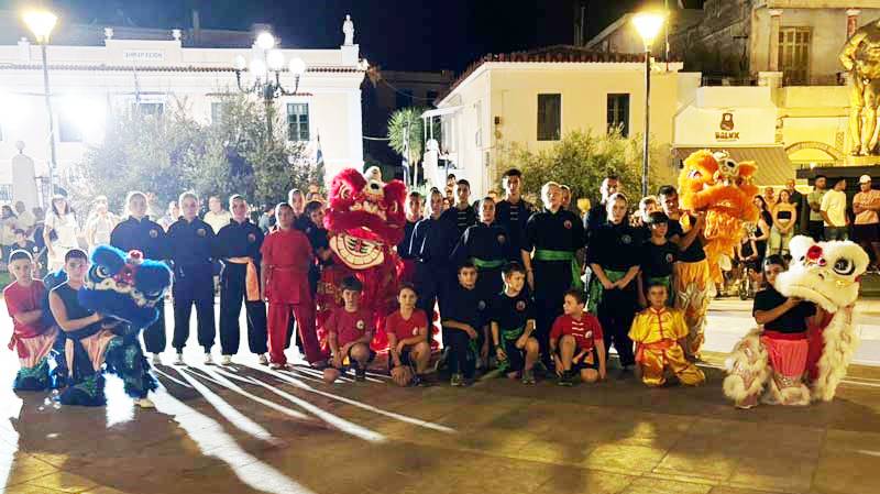 Οι σύλλογοι Choy Lee Fut συμμετείχαν στη Λευκή Νύχτα