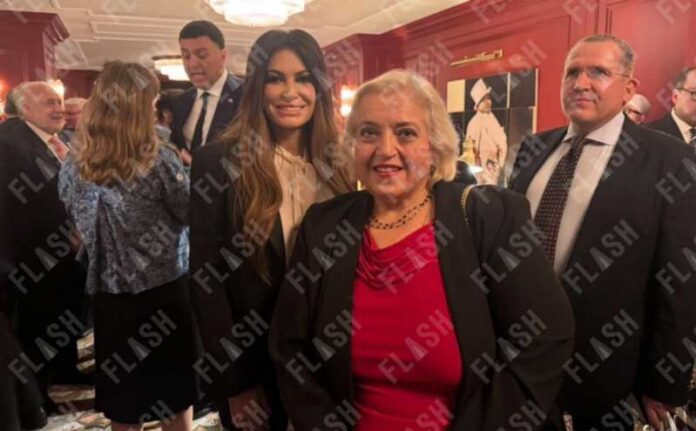 Η Κίμπερλι Γκίλφοϊλ με την Αλεξάνδρα Παπαδοπούλου