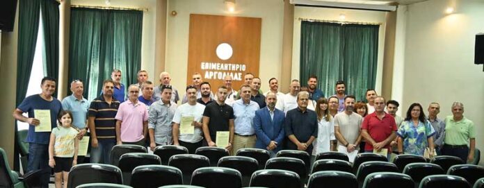 Εκδήλωση Απονομής Βεβαιώσεων – Χειριστές Μηχανημάτων Έργου