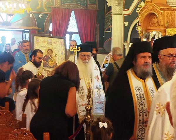 Ναύπλιο: Μεγαλοπρεπής υποδοχή της Ιεράς Εικόνας της Παναγίας