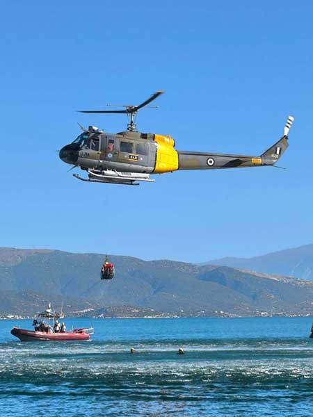Πανελλήνια άσκηση θαλάσσιας έρευνας και διάσωσης στην Αγχίαλο