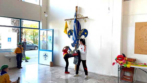 Ναύπλιο: Παρουσίαση του Choy Lee Fut στους προσκόπους από τη Μαρία Λαμπάδα