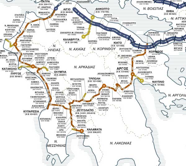 επαναλειτουργία της γραμμής Κόρινθος–Άργος–Ναύπλιο και του Προαστιακού Μεσσηνίας