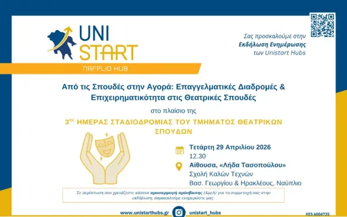 Θέατρο & Επιχειρηματικότητα: Motivation Day στο Ναύπλιο