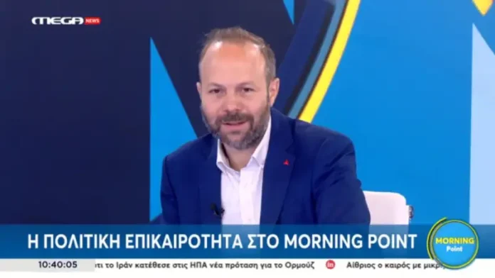 psixogios-mega ο βουλευτής Κορινθίας του ΣΥΡΙΖΑ-ΠΣ, Γιώργος Ψυχογιός, στην εκπομπή «Morning Point» του Mega News