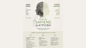 Sapiens διατροφή και ενσυνείδητη διατροφή με επίγνωση χωρίς μέτρημα θερμίδων