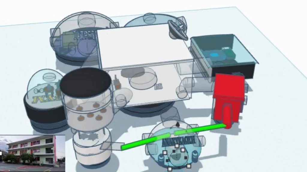 3D σχεδίαση σεληνιακής βάσης στο Tinkercad Moon Camp
