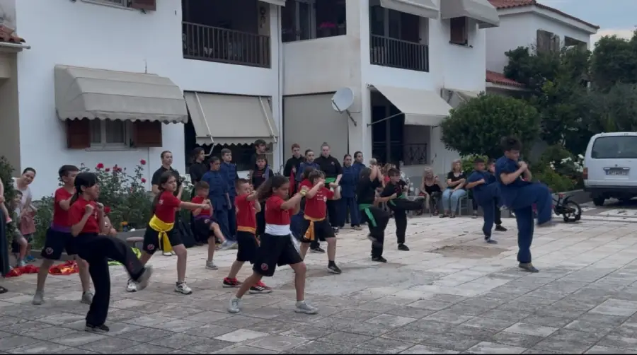 "Αθλητικός Σύλλογος Άργους Choy Lee Fut επίδειξη στην καλοκαιρινή εκδήλωση του Συλλόγου ΑμεΑ Οδύσσεια