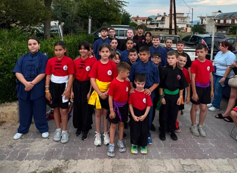 "Αθλητικός Σύλλογος Άργους Choy Lee Fut επίδειξη στην καλοκαιρινή εκδήλωση του Συλλόγου ΑμεΑ Οδύσσεια