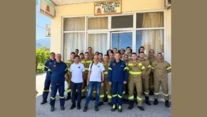 Πυροσβέστες Τροιζήνας και εθελοντές της Ελληνικής Ομάδας Διάσωσης Αργολίδας