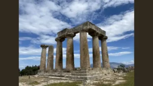 Ο αρχαιολογικός χώρος στην Αρχαία Κόρινθο