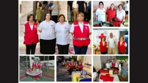 Εθελοντές του Τομέα Υγείας του Ελληνικού Ερυθρού Σταυρού Άργους σε υγειονομική κάλυψη.