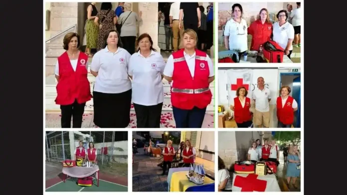 ess-argous-ekdiloseis Εθελοντές του Τομέα Υγείας του Ελληνικού Ερυθρού Σταυρού Άργους σε υγειονομική κάλυψη.