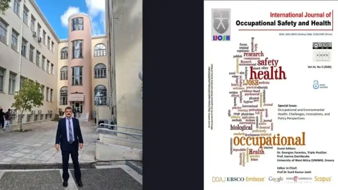 Ο Δρ. Γεώργιος Φαράντος Guest Editor του επιστημονικού περιοδικού IJOSH