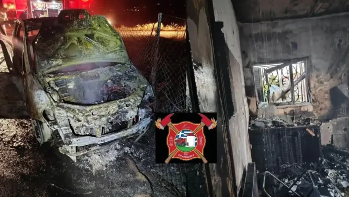 foties-kranidi καμενο αυτοκινητο και καμενη κουζινα στο Κρανιδι