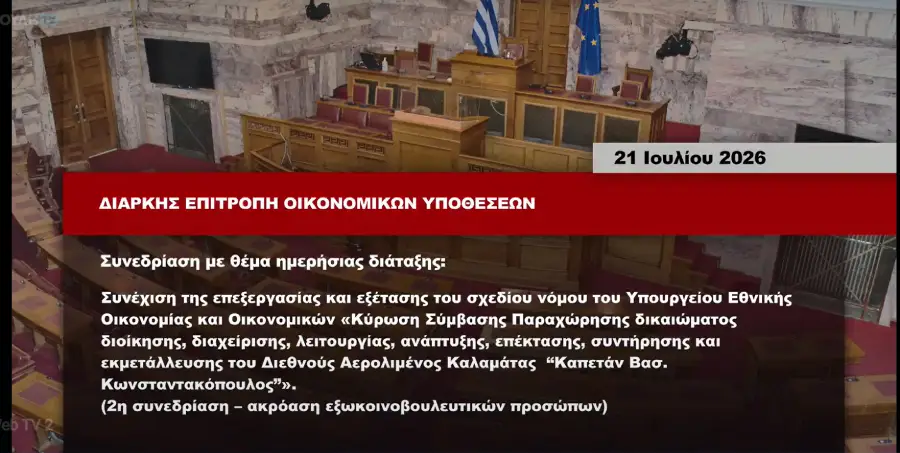 Διαρκή Επιτροπή Οικονομικών Υποθέσεων της Βουλής